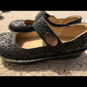 Alegria Black Mary Janes